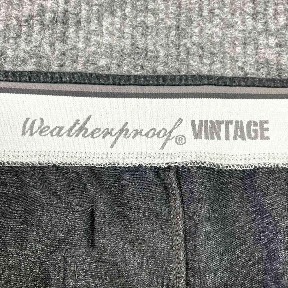 Weatherproof Vintage Jogger Pants Men Large Charcoal Gray Performance Athleisure